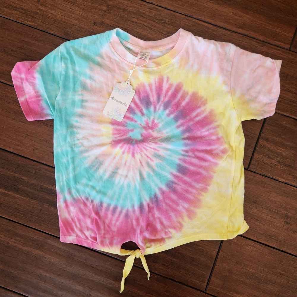 Dreamsicle Tie dyed T Shirt-XS